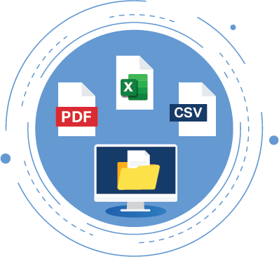 Exporting business reports in PDF and Excel on a tablet using D'Lume Biz billing software